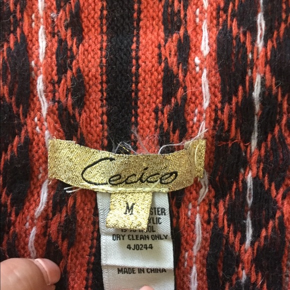 Boho High Low Open Vest with Fringe - Picture 5 of 6